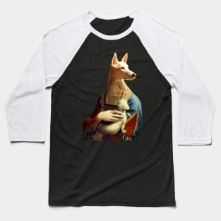 Lady with an Ermine, Luna Version Baseball T-Shirt